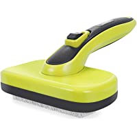 Los mejores  - Pecute Cepillo Perros y Gatos Peine para Mascotas Quitar y Remover el Pelo Muerto Carda con Púas Flexible de Acero…